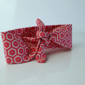 turban cheveux rose pour enfant