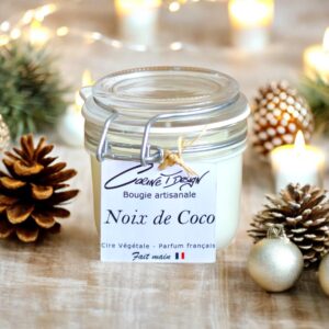 Bougie senteur exotique de noel